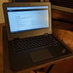 The 11e browsing the web in Firefox